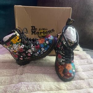Dr. Martens Floral Boots